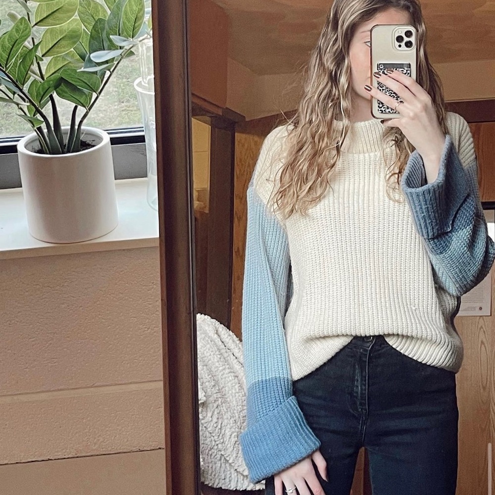 Color Block Sweater Size Small